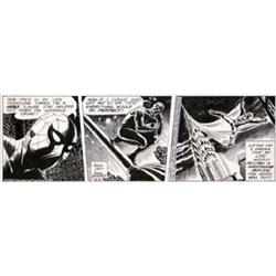 Dan Barry - Original Comic Strip Art for Spider-Man daily dated 9-2-86 (Marvel, 1986). Spider-Man...