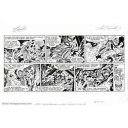 Various Artists - Original Comic Strip Art for Spider-Man Sunday strips (Marvel, 1995-98). Offere...