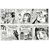 Image 1 : Larry Lieber - Original Comic Strip Art for Spider-Man daily, Lot of 5 (Marvel, 1993-1995). This...