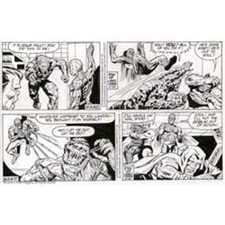 Larry Lieber - Original Comic Strip Art for Spider-Man daily, Lot of 2 (Marvel, 1994). The Beast...