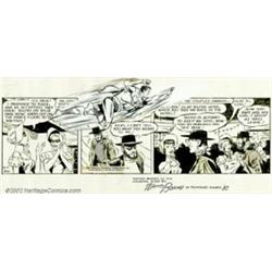 Wayne Boring - Original Comic Strip Art for Superman dated 8-21-64 (1964/1982). One of several si...