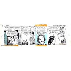 Milton Caniff - Original Comic Strip Art for Terry and the Pirates dated 12-16-39 (Chicago Tribun...