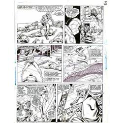 John Buscema and Terry Austin - Original Art for Marvel Treasury Edition #28, Page 40 "Superman v...