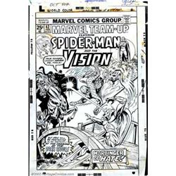 Ed Hannigan and Mike Esposito - Original Cover Art for Marvel Team-Up #42 (Marvel, 1976). Spider-...