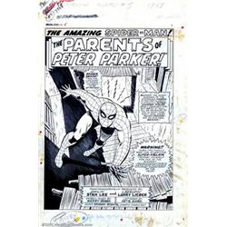 Larry Lieber and Mickey Demeo - Original Art for Amazing Spider-Man Annual #5, page 1 (Marvel, 19...