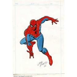 John Romita, Sr. - Original Color Spider-Man Drawing (undated). John Romita Sr. is one of the qui...