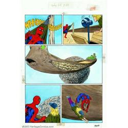 Bernie Wrightson - Original Art for Spider-Man: Hooky, Page 26 (Marvel, 1986). In this oddball gr...