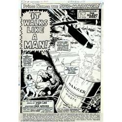 Dan Adkins - Original Art for Tales to Astonish #92, page 1 (Marvel, 1967). Beautifully rendered...