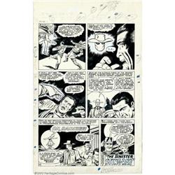 Dick Ayers - Original Art for Ghost Rider #3, page 17 (Marvel, 1967). Before Johnny Blaze...befor...