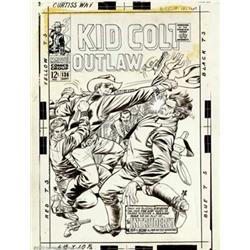 Dick Ayers and Vince Colletta - Original Cover Art for Kid Colt Outlaw #136 (Marvel, 1967). Here...