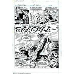 John Buscema and John Verpoorten - Original Art for Frankenstein #8, page 1. (Marvel, 1974). The...