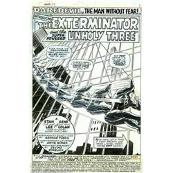 Gene Colan and George Tuska - Original Art for Daredevil #39, page 1 (Marvel, 1967). When you thi...