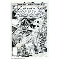 Gene Colan and Tom Palmer - Original Cover Art for Tomb of Dracula #57 (Marvel, 1977). Beautiful...