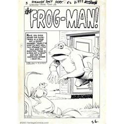Steve Ditko - Original Art from Strange Tales #104 - Complete Five-page Story (Marvel, 1963). Sta...