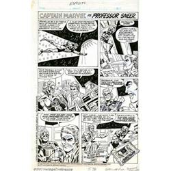 Mike Esposito - Original Art for Captain Marvel Hostess Twinkies Ad (Marvel, 1979). Fun ad work h...