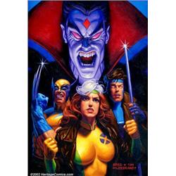 Greg and Tim Hildebrandt - Original Painting for X-Men Trading Card (undated). Rogue, Wolverine a...