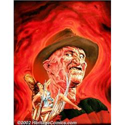 Joe Jusko - Original Cover Art for Freddy Krueger's A Nightmare on Elm Street #1 (Marvel, 1989)....