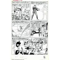 Jack Kirby and Paul Reinman - Original Art for Avengers #2, page 4 (Marvel, 1963). This page is c...