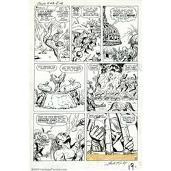 Jack Kirby and Dick Ayers - Original Art for Fantastic Four #9, page 19 (Marvel, 1962). Here is a...