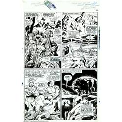 Jack Kirby and Joe Sinnott - Original Art for Fantastic Four #55, page 9. (Marvel, 1966). The pow...