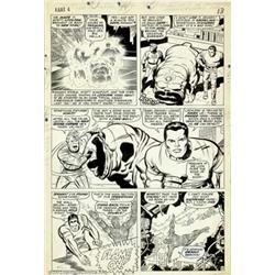 Jack Kirby and Joe Sinnott - Original Art for Fantastic Four #58, page 10 (Marvel, 1967). Kirby a...