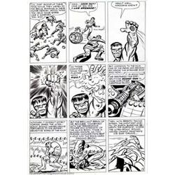 Jack Kirby and Dick Ayers - Original Art for Incredible Hulk #4, page 7 (Marvel, 1962). There's H...