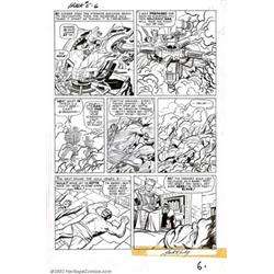 Jack Kirby and Dick Ayers - Original Art for Incredible Hulk #5, page 6.(Marvel, 1962). This giga...