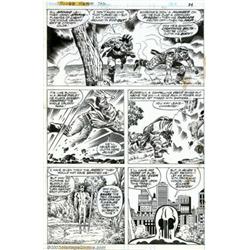 Jack Kirby and Joe Sinnott - Original Art for The Silver Surfer Graphic Novel, pages 34 and 58 (M...