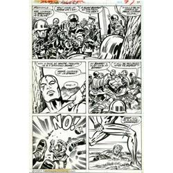 Jack Kirby and Joe Sinnott - Original Art for The Silver Surfer Graphic Novel, pages 60 and 77 (M...
