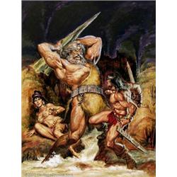 Earl Norem - Original Cover Art for Savage Sword of Conan #28 (Marvel, 1976). Earl Norem produced...