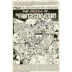 Keith Pollard and Joe Sinnott - Original Art Splash Page for Fantastic Four #206 (Marvel, 1979)....