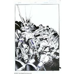 Bill Sienkiewicz - Original Cover Art for Rom #68 (Marvel, 1985). Here is an incredible action co...