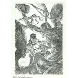 Bernie Wrightson - Original Cover Art for Punisher #4 Mini Series (Marvel, 1999). This beauty is...