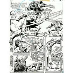 Ross Andru and Dick Giordano - Superman vs. Spider-Man, page 71 (DC/Marvel, 1976). Teamwork is th...