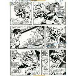 Ross Andru and Dick Giordano - Superman vs. Spider-Man, page 85 (DC/Marvel, 1976). Plenty of acti...