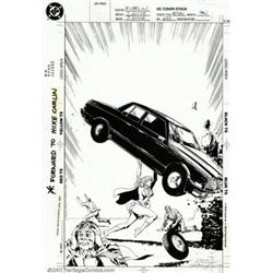 Jackson Guice - Original Cover Art for Action Comics #685 (DC, 1993). Supergirl is rendered by Ja...