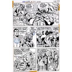 Jack Kirby and Mike Royer - Original Art for Superman's Pal Jimmy Olsen #147, page 28 (DC, 1972)....