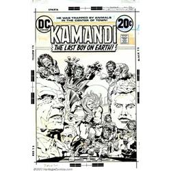 Jack Kirby and Mike Royer - Original Cover Art for Kamandi #8 (DC, 1973). Here is the classic tea...