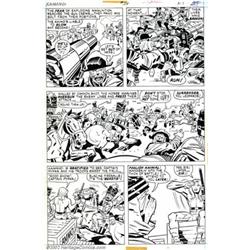 Jack Kirby and Bruce Berry - Original Art for Kamandi #28, page 19 (DC, 1975). Excellent Kamandi...