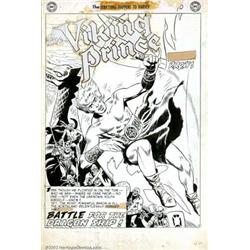 Joe Kubert - Original Art for "The Viking Prince," Brave and the Bold #1 (DC, 1955). Complete eig...