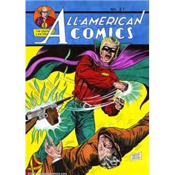Sheldon Moldoff - Original Cover Art Re-creation for All-American Comics #21 (DC, 1941/1993). She...