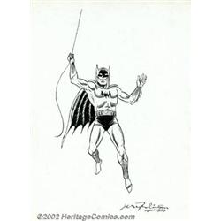Jerry Robinson - Original Art Sketches of Batman and Robin (1989). Two wonderful sketches by lege...