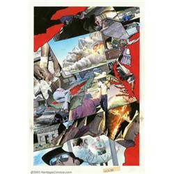 Alex Ross - Original Art for U.S. #2, page 38 (DC, 1996). Outstanding page of original art from t...