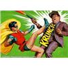 Image 1 : Norman Saunders - Original Art for Batman Trading Cards (Topps, 1966). Terrific piece of Batman h...