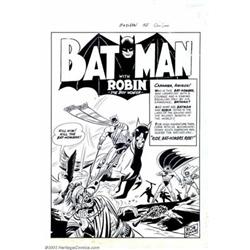 Dick Sprang and Charles Paris - Original Art for Batman #56 Complete 14-page story "Ride, Bat-Hom...