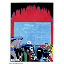 Dick Sprang - Original Art Cover Re-creation for Detective Comics #156 (DC, 1990). A fantastic re...