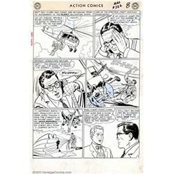 Curt Swan and George Klein - Original Art for Action #322, page 7 (DC, 1965). Curt Swan has long...