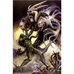 John Totleben - Original Cover Art for Swamp Thing #98 (DC, 1990). The modern successor to such m...