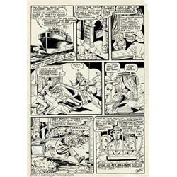 Matt Baker - Original Panel Page (Iger Shop, circa 1940s). The evil Ling Ti receives a special br...