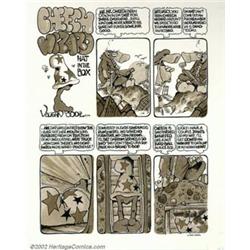Vaughn Bode - Original Art for Bode's Cartoon Carnival #24 (No Publisher, 1975). As much a cultur...